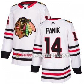 Miesten NHL Chicago Blackhawks Pelipaita Richard Panik 14 Adidas 2017-2018 Valkoinen Authentic